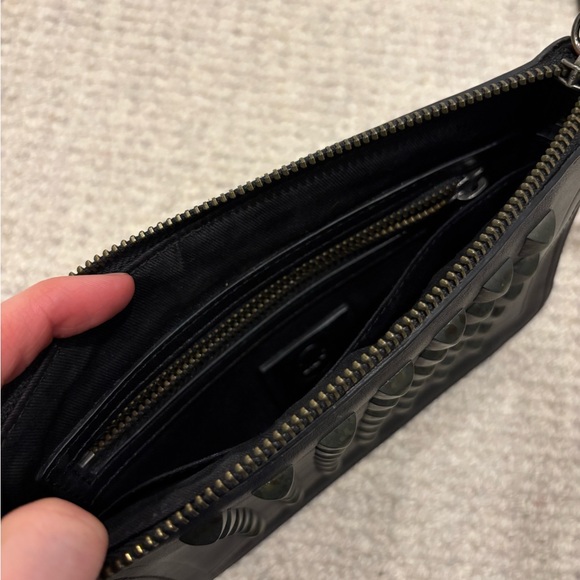 McQ Alexander McQueen Black Studded Crossbody Bag - Picture 4 of 4